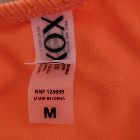 XOXO Orange Side Open Banded Swim Bottom Size M # - Picture 8 of 9